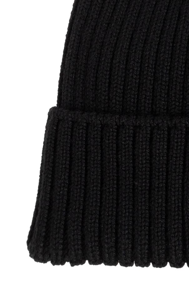 Moncler Enfant Wool beanie with logo