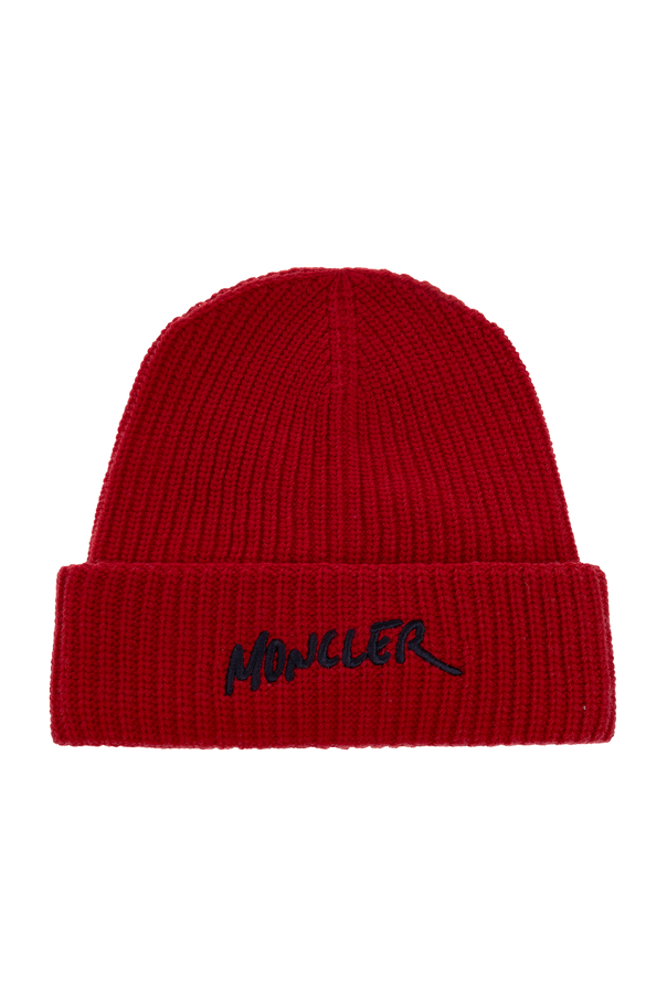 Wool beanie with logo od Moncler Enfant