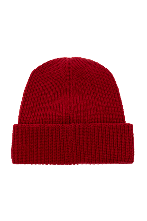 Moncler Enfant Wool beanie with logo