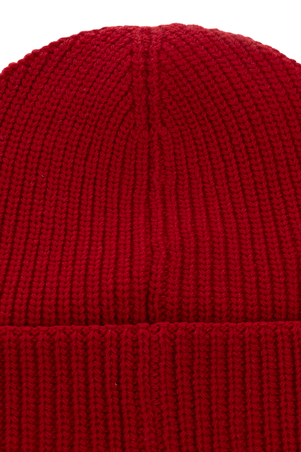 Moncler Enfant Wool beanie with logo