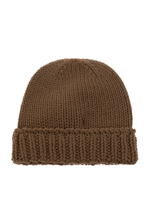Moncler Enfant Wool beanie with logo patch