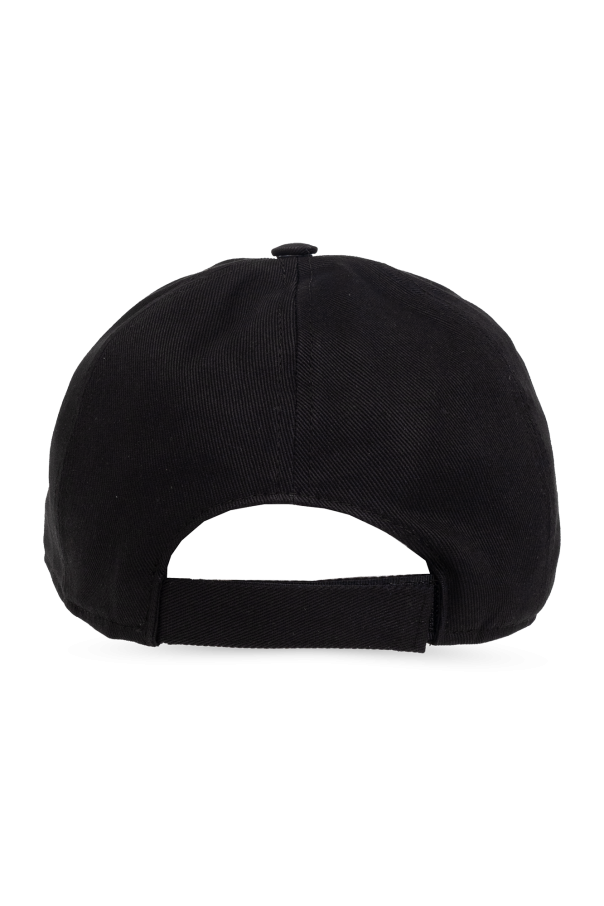 Dolce & Gabbana Dreiteiliger Anzug mit Punkten Schwarz Baseball cap