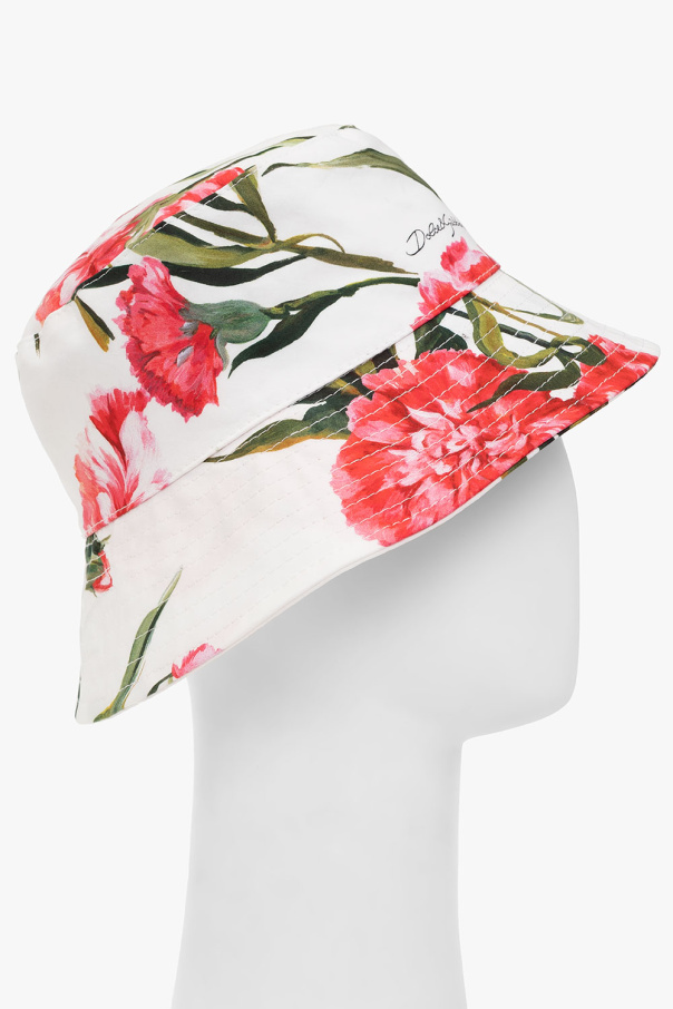 Dolce & Gabbana Kids Floral bucket hat