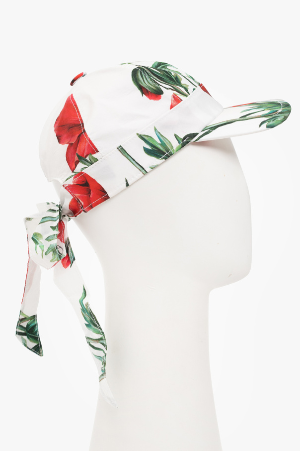 Dolce & Gabbana multi-print mini dress Baseball cap
