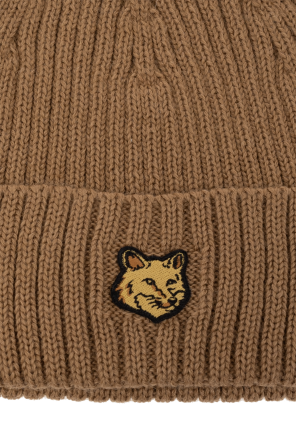 Maison Kitsuné Wool beanie with logo