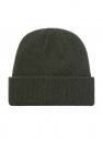 Samsøe Samsøe Cosy cable knit hat with faux fur pom detailing and Lipsy branded hard