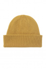 Samsøe Samsøe Wool beanie with logo