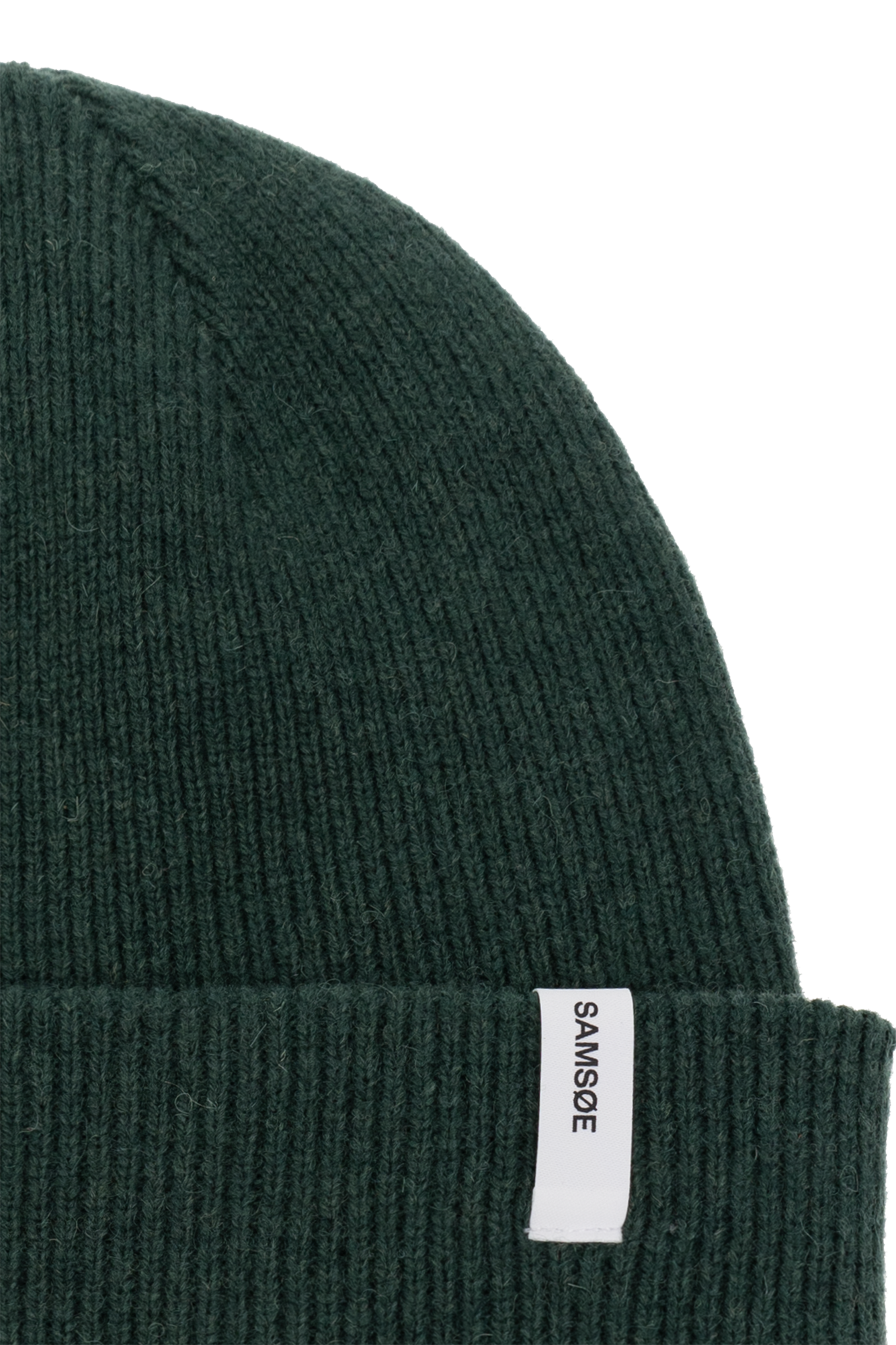 Samsøe Samsøe Beanie with logo patch