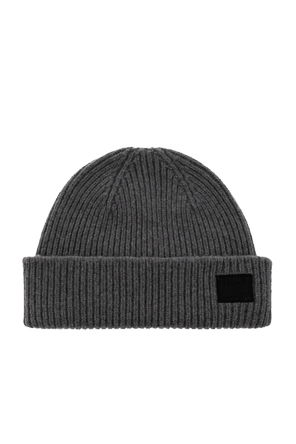 Beanie with sewn-in logo