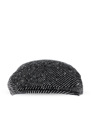 Gorra plana de lana