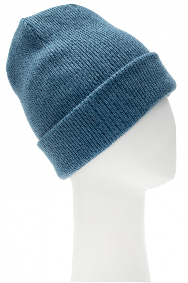 Samsøe Samsøe Rib-knit hat with logo