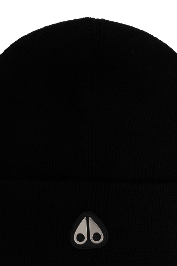 Black Wool Hat Moose Knuckles - Vitkac GB
