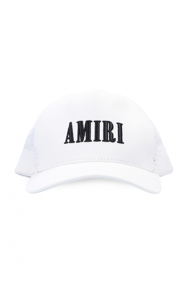 Amiri Tiger motif leather cap
