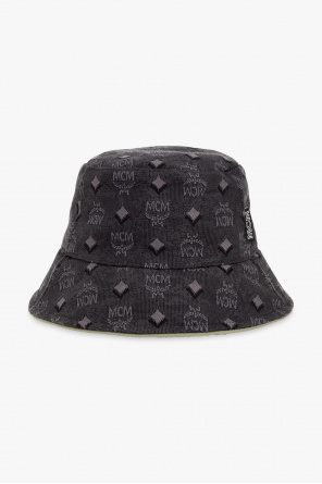 hat with logo versace jeans couture del hat