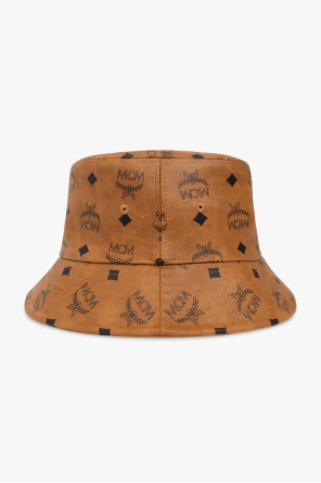 MCM Baker boy hat in a poly-wool blend with a short-curved brim and low-profile fit
