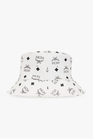 MCM Organza Patch Curved Peak Cap