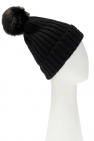 Michael Michael Kors BLACK Pompom hat