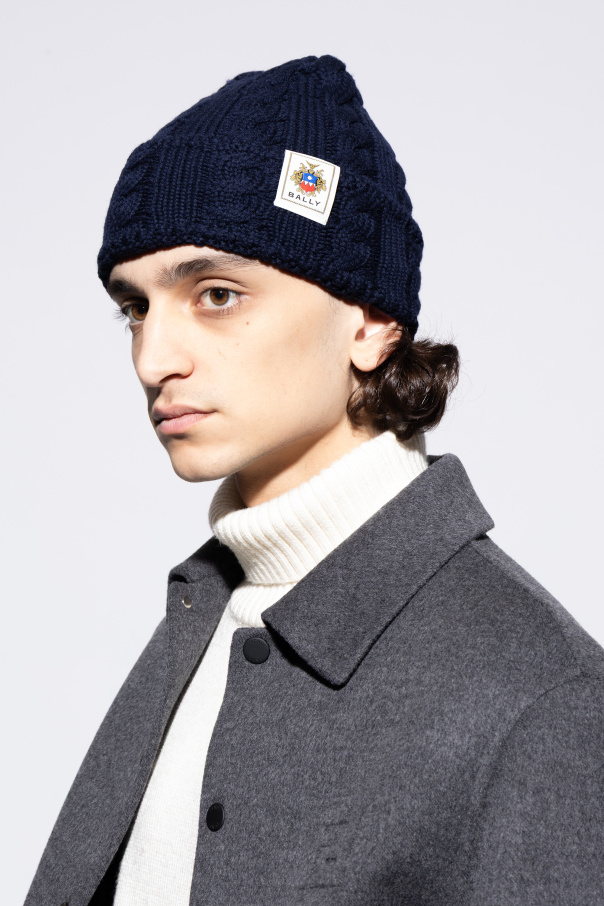 Bally Mütze mit Logo-Patch