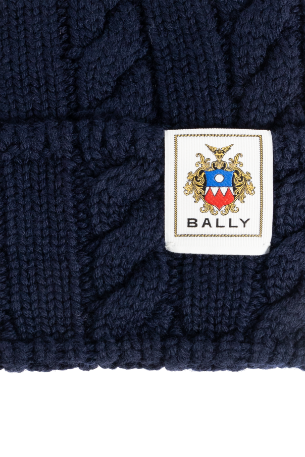 Bally Mütze mit Logo-Patch