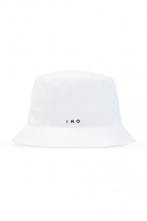 logo-print print bucket hat