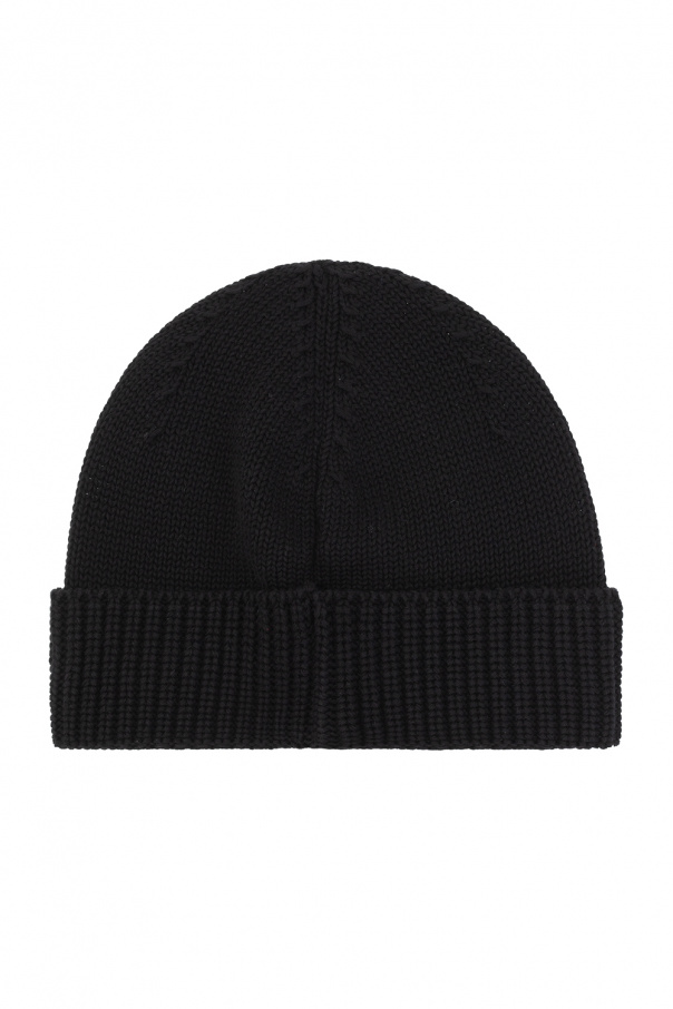 Stone Island Kids Beanie with logo