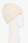 Stone Island Kids cream Ribbed beanie