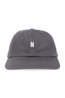 logo patch pebbled bucket hat