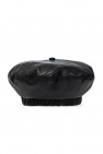 Nanushka BLACK ‘Tarone’ vegan leather beret