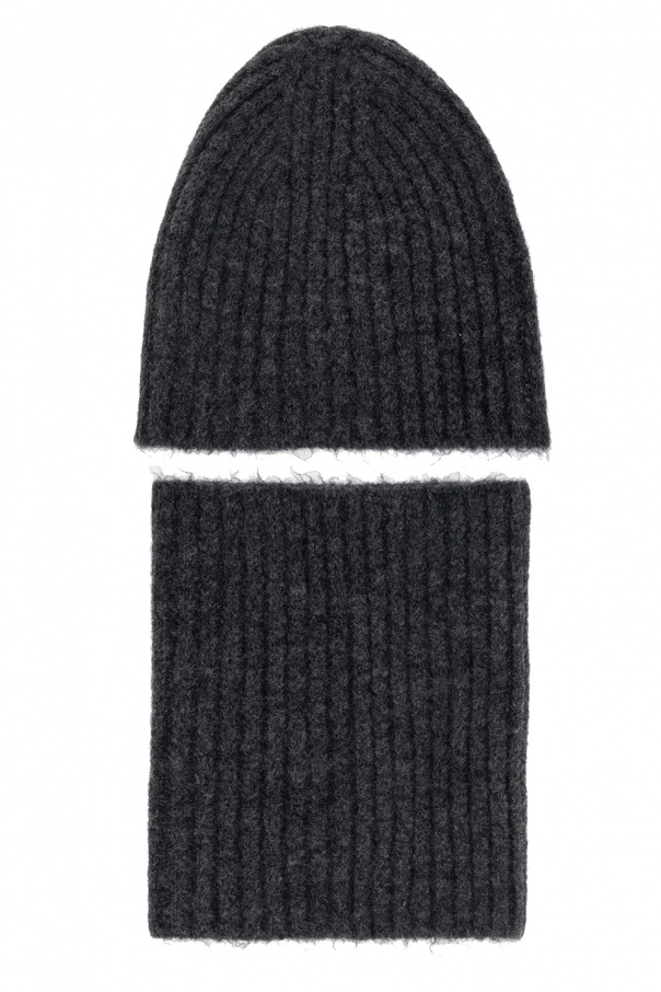 Nanushka Hat & tube scarf set