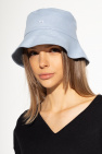 Nanushka BLUE ‘Caran’ bucket hat with logo