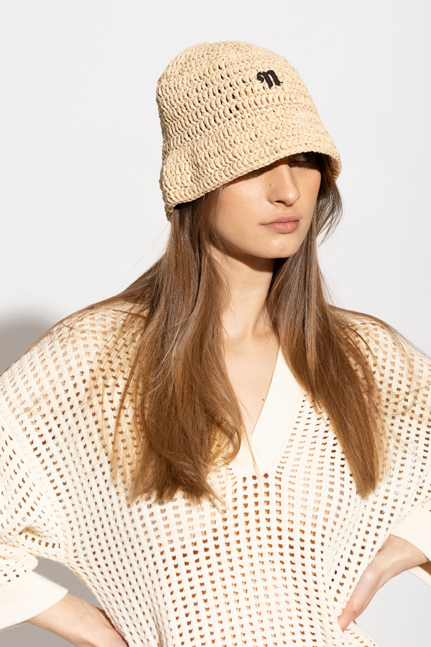 Nanushka ‘Dunia’ woven hat