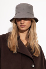 Nanushka GREY Caran’ bucket hat with logo