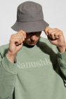 Nanushka GREY Caran’ bucket hat with logo