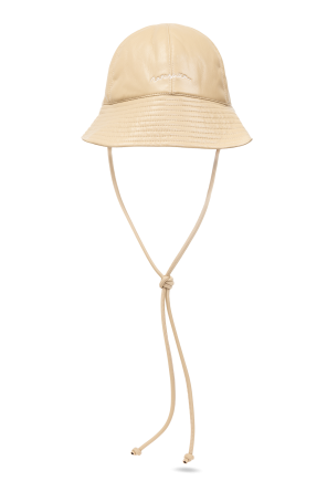 ‘laurie’ bucket hat in vegan leather od Nanushka