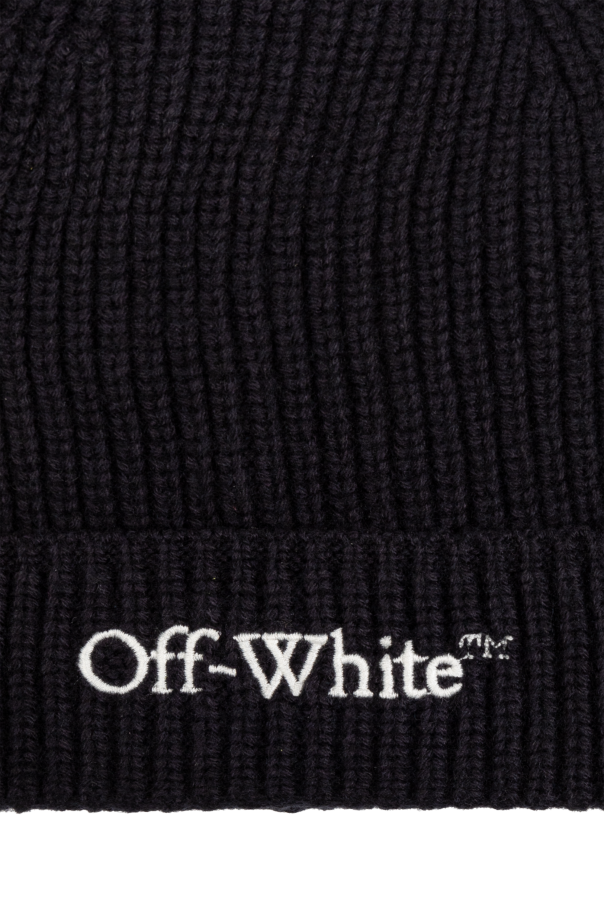 Off-White Kids Czapka z wyszytym logo