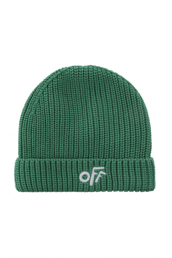 Off-White Kids Knitted Hat Norval Pansy