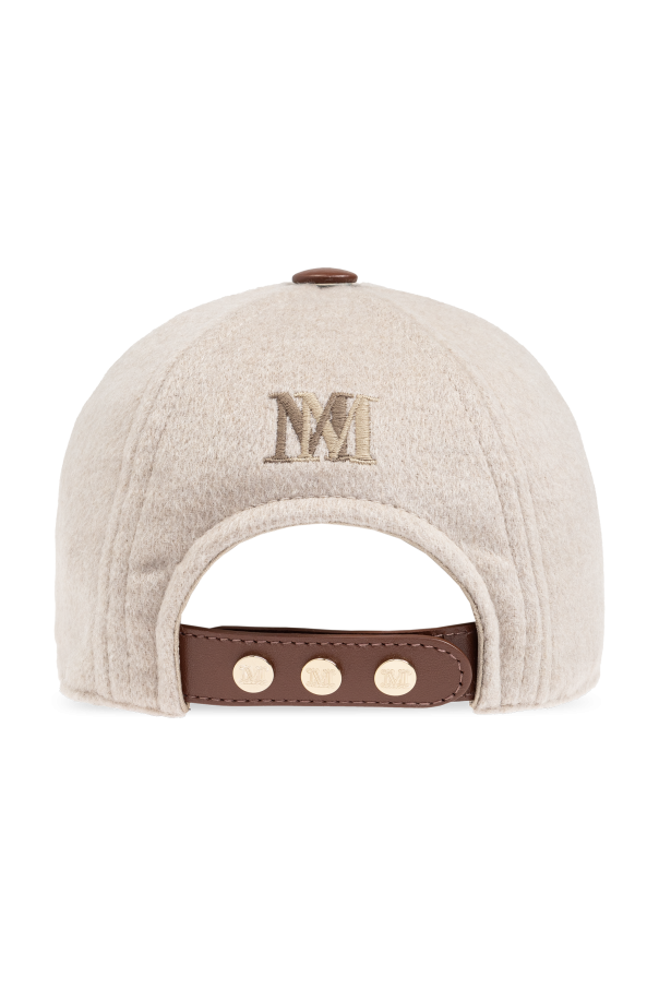 Max Mara Cashmere cap with visor