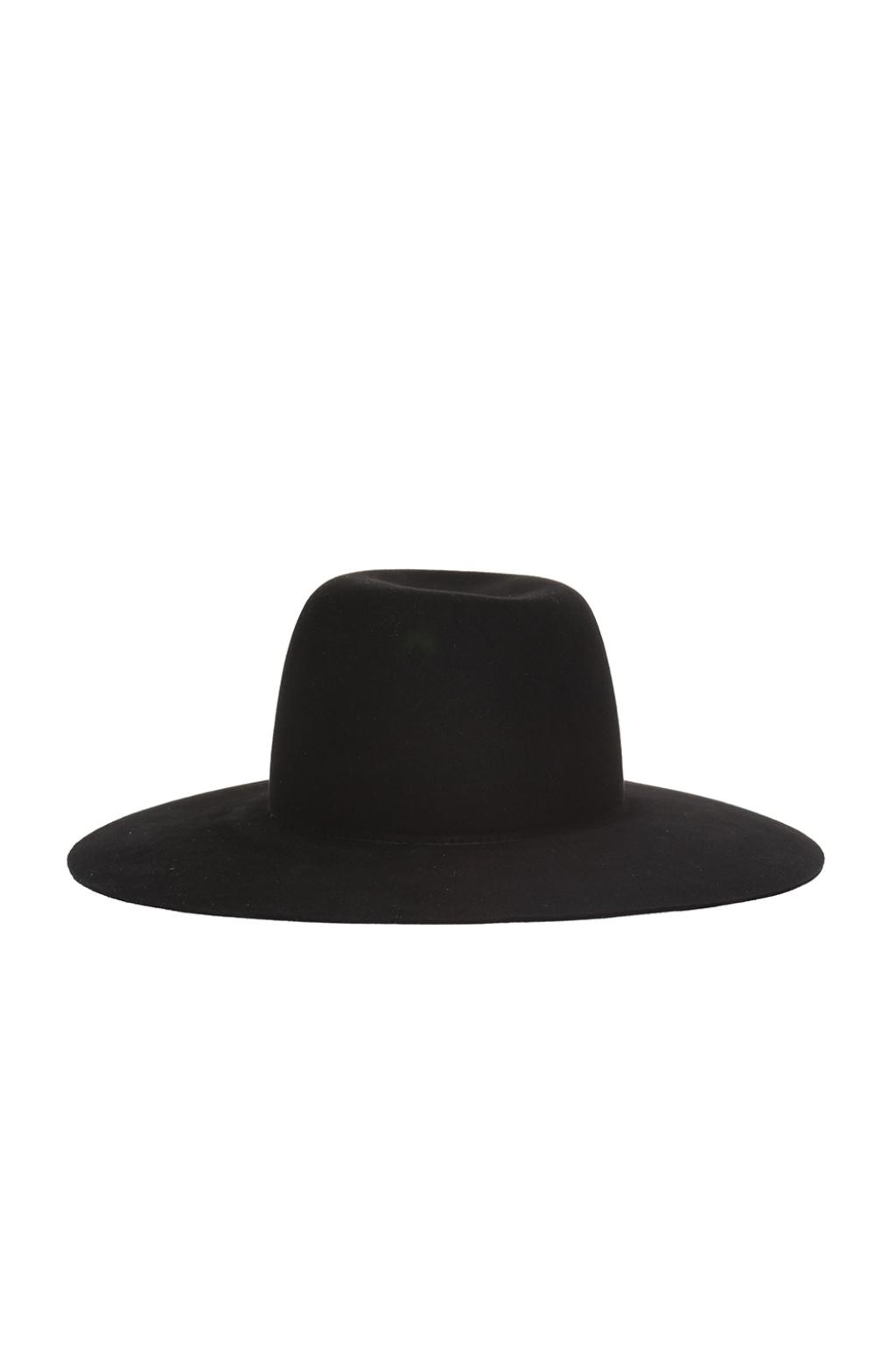 off white wide brim hat