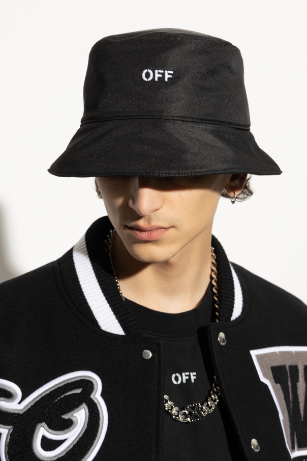 Off-White Hut mit Logo