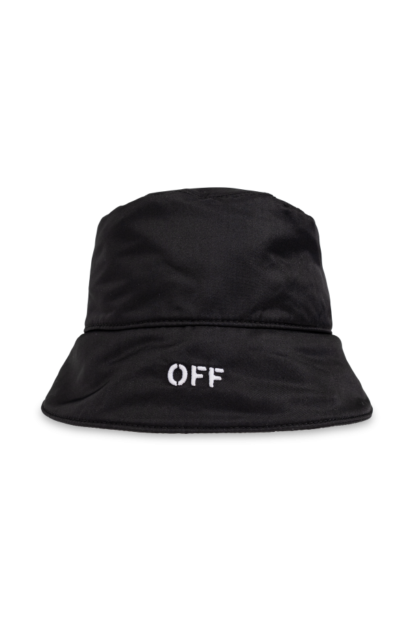 Off-White Hut mit Logo