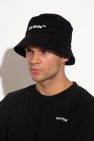 Off-White BLACK Bucket hat with logo