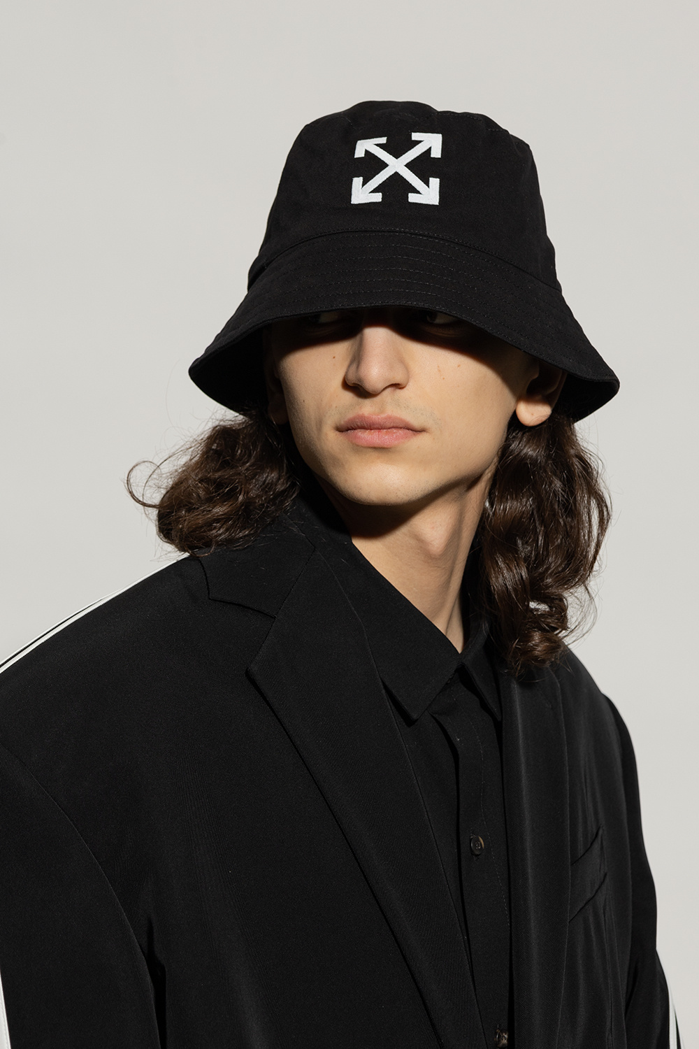 Off-White Bucket hat with arrows, Men's Accessories