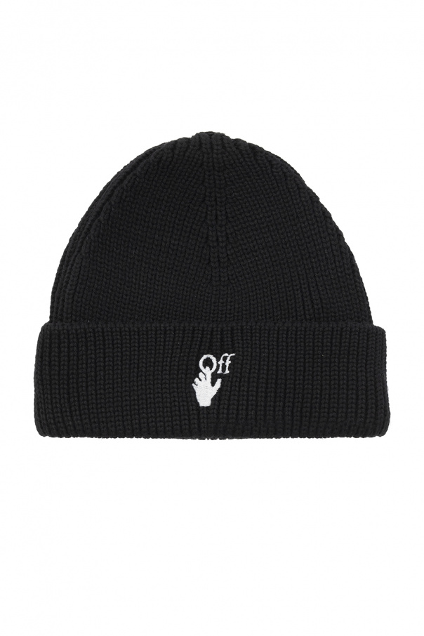 Off-White Beanie with logo