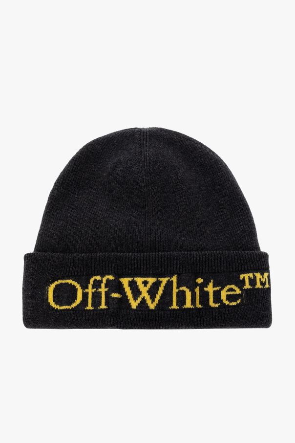 Off-White Dipped Crown Straw Hat