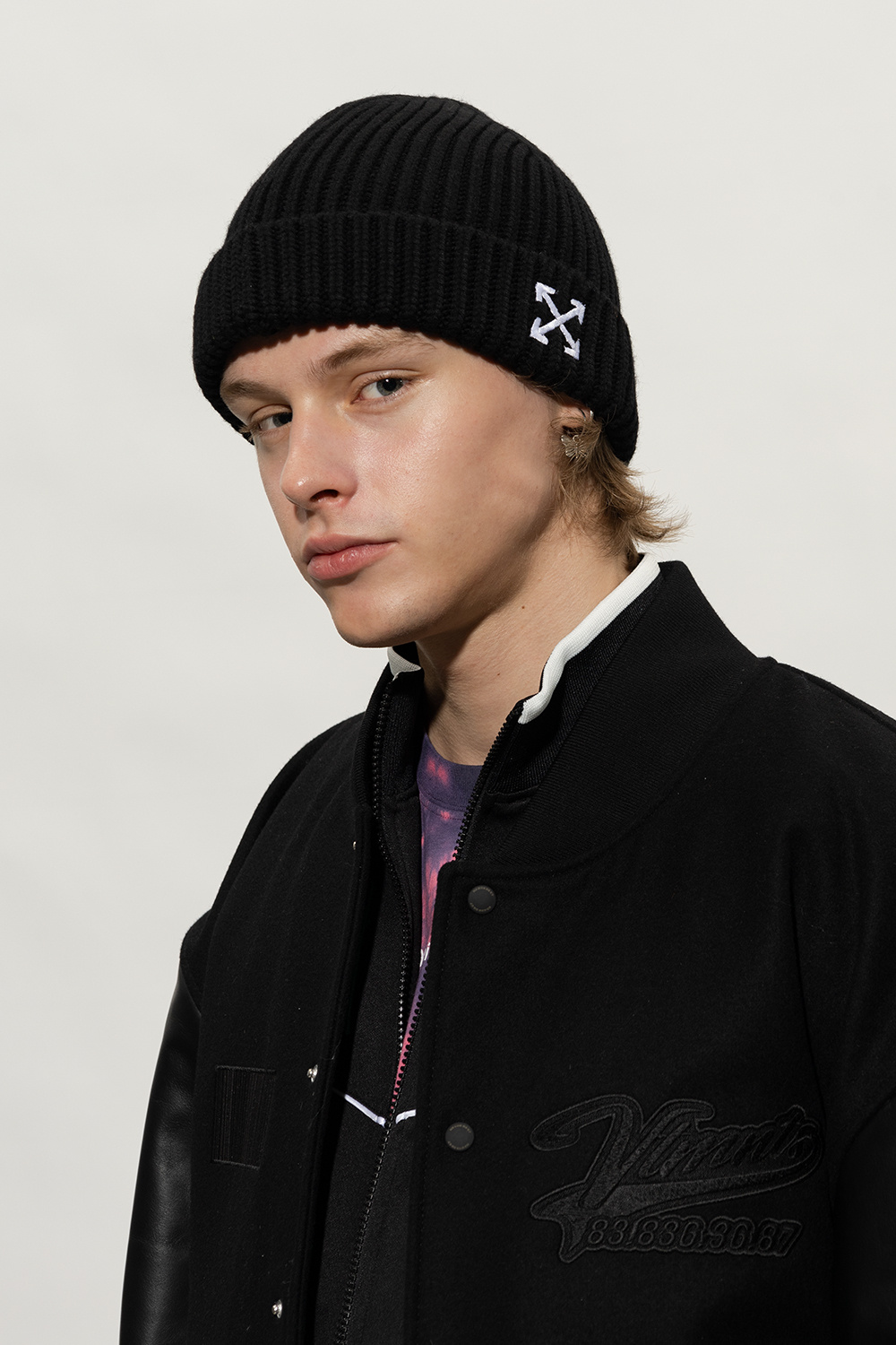 Off-White Wool beanie