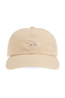 Maison Kitsuné beige Baseball cap