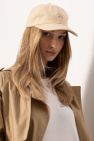Maison Kitsuné beige Baseball cap