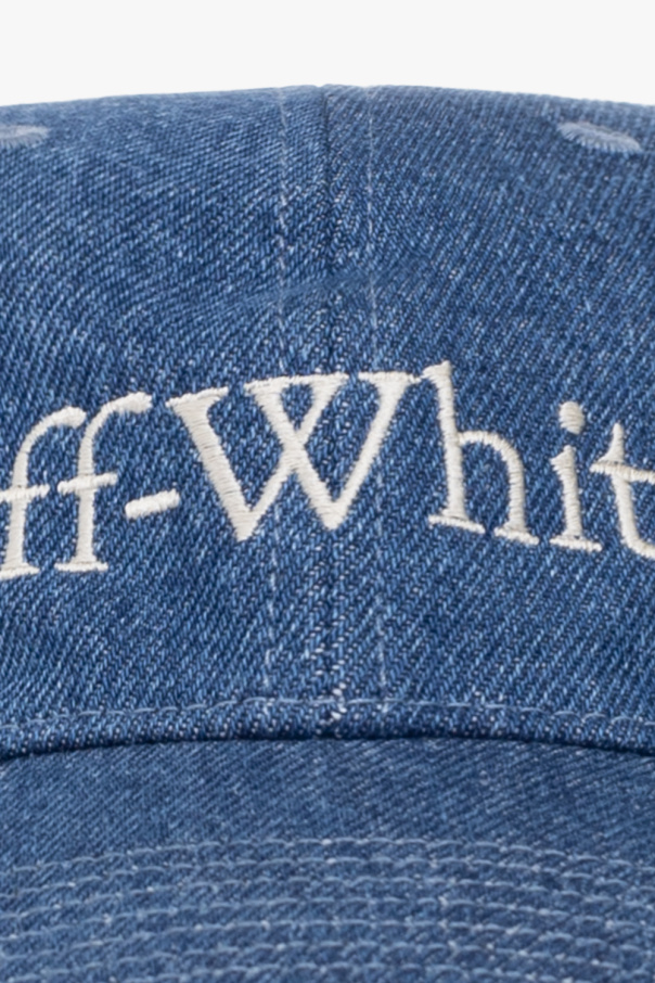 Off-White Jeansowa czapka z daszkiem