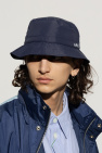 A.P.C. NAVY BLUE Bucket hat with logo