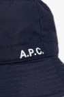 A.P.C. NAVY BLUE Bucket hat with logo